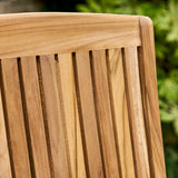 Marbrook Teak Table 80cm x 80cm & 4 Henley Armchairs