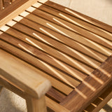 Marbrook Teak Table 80cm x 80cm & 4 Henley Armchairs