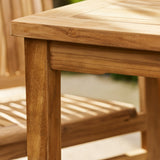 Marbrook Teak Table 80cm x 80cm & 4 Henley Armchairs