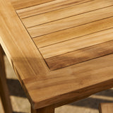 Marbrook Teak Table 80cm x 80cm & 4 Henley Armchairs