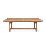 Arrow Teak Rectangular Extending Dining Table 240-300cm