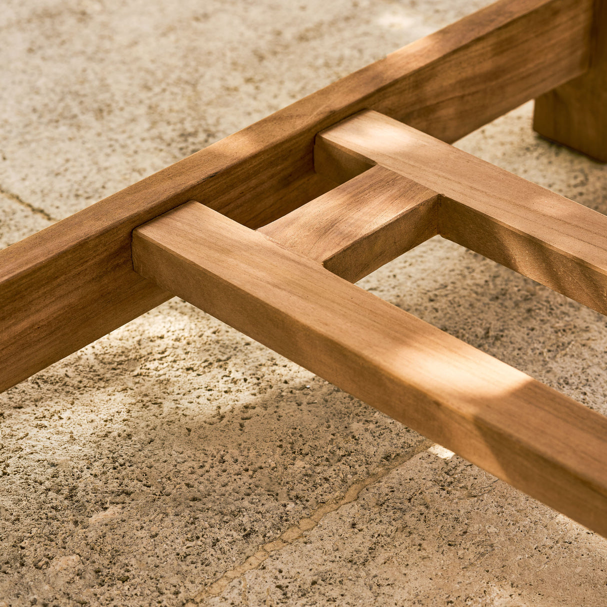 Arrow Teak Rectangular Extending Dining Table 120-180cm
