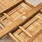 Avon Teak Oval Extending Dining Table 130-180cm