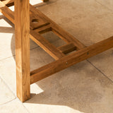 Avon Teak Oval Extending Dining Table 130-180cm