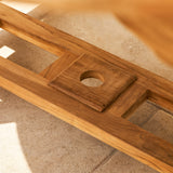 Avon Teak Oval Extending Dining Table 130-180cm