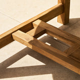 Avon Teak Oval Extending Dining Table 130-180cm