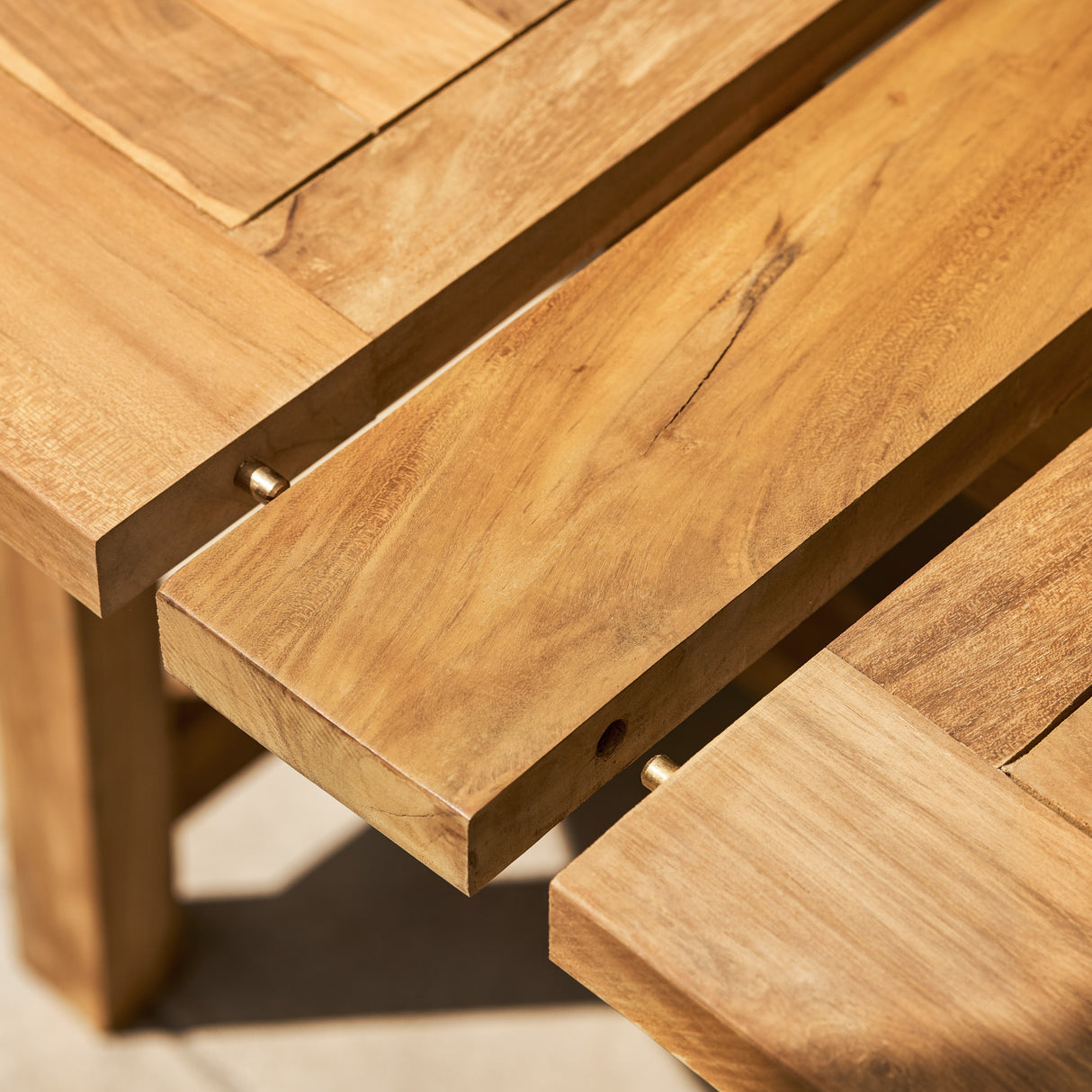 Avon Teak Oval Extending Dining Table 130-180cm