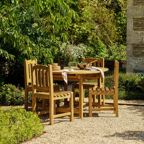 Avon Teak Oval Extending Dining Table 150-210cm