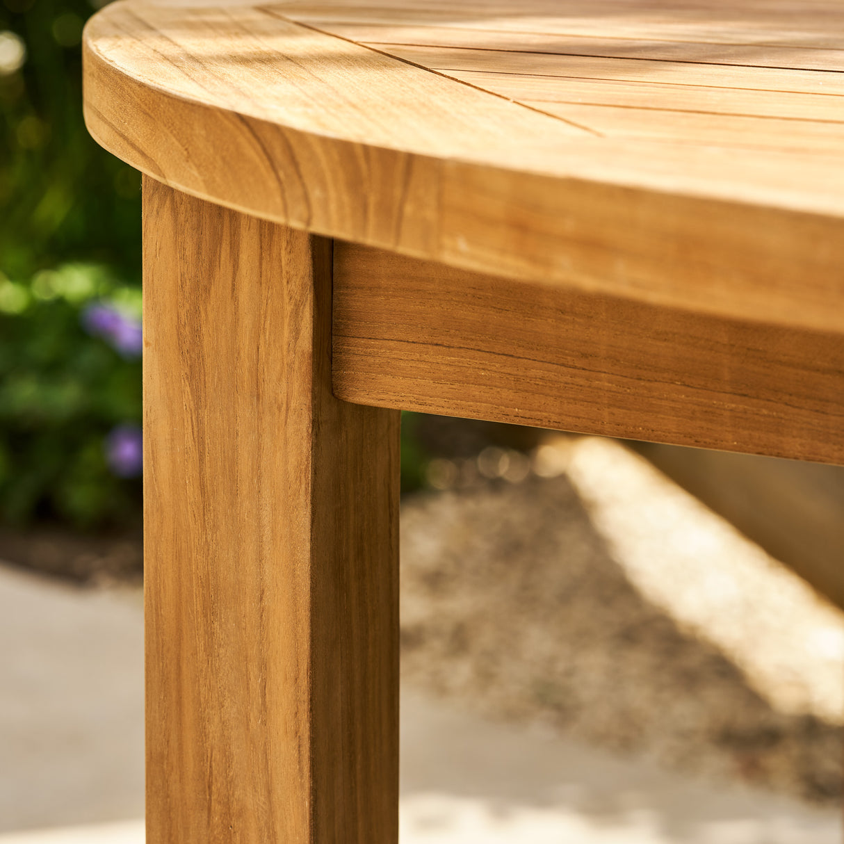 Churn Teak Round Table 100cm