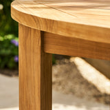 Churn Teak Round Table 100cm