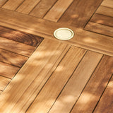Churn Teak Round Table 100cm