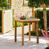 Churn Teak Round Table 90cm
