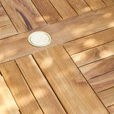 Churn Teak Round Table 90cm