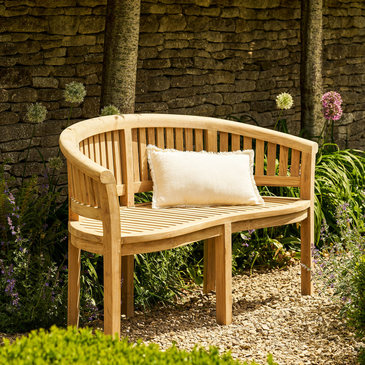 Crummock Teak Bench 3 Seater 160cm