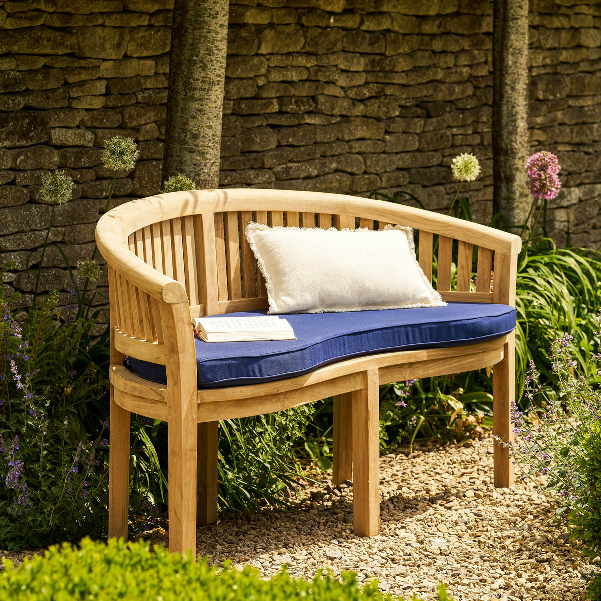 Crummock Teak Bench 3 Seater 160cm