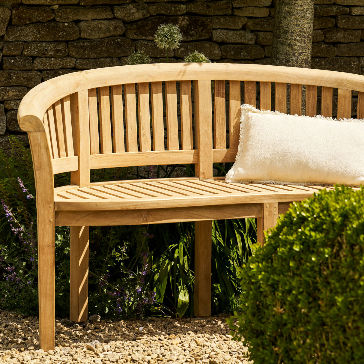 Crummock Teak Bench 3 Seater 160cm