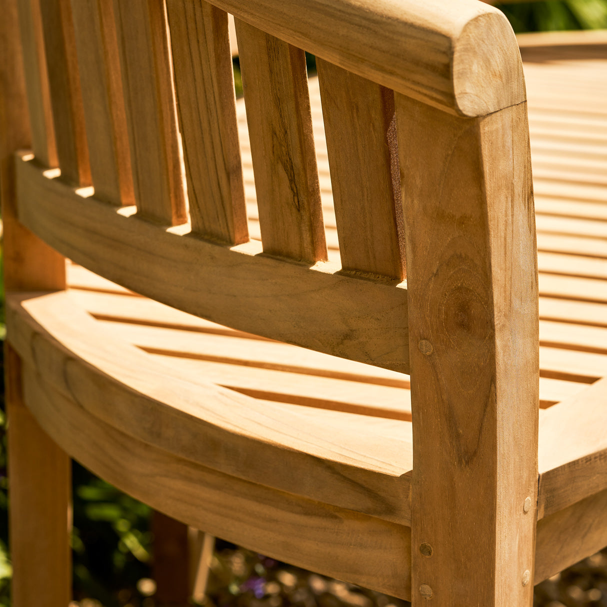 Crummock Teak Bench 3 Seater 160cm