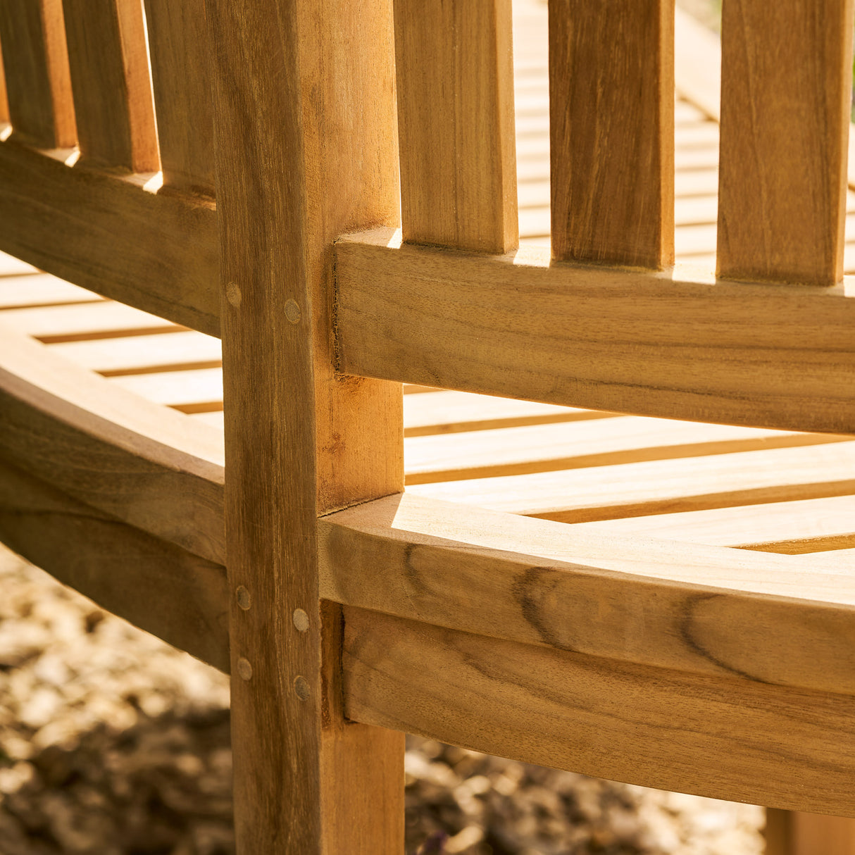 Crummock Teak Bench 3 Seater 160cm