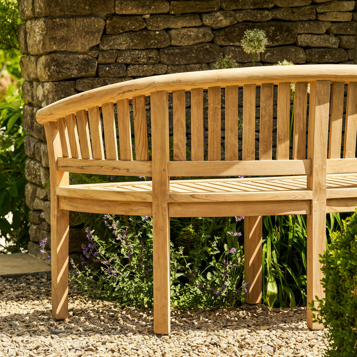 Crummock Teak Bench 3 Seater 160cm