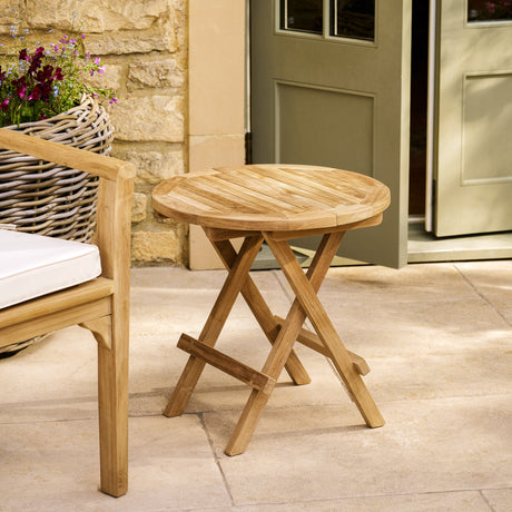 Winson Teak Round Folding Table 50cm