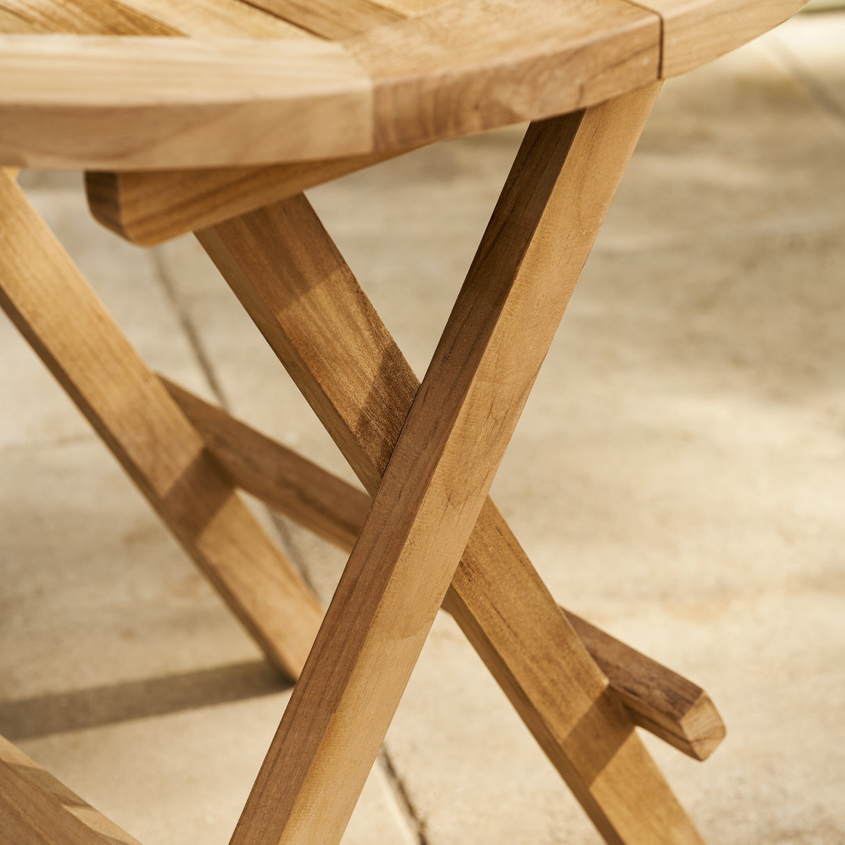 Winson Teak Round Folding Table 50cm