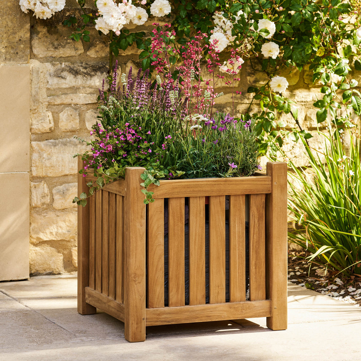 Planter Teak 50cm