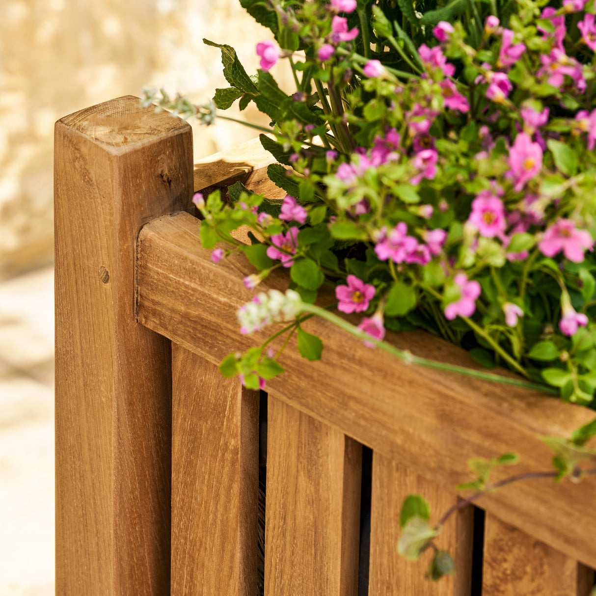Planter Teak 50cm