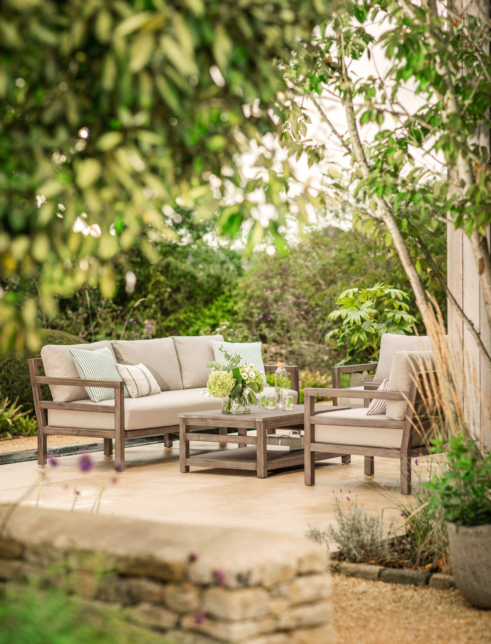 Sandridge Armchair - Acacia Wood, Dark Natural