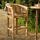 Crummock Bar Stool - Teak, Natural