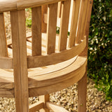 Crummock Bar Stool - Teak, Natural