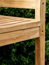 Grisdale Bar Stool - Teak, Natural