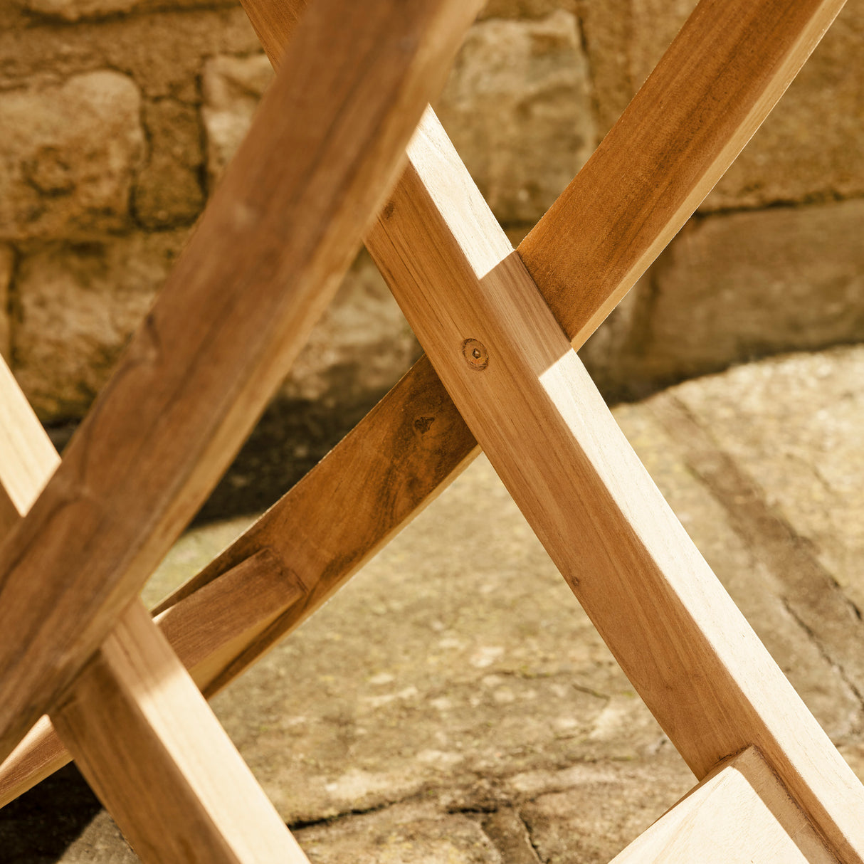 Netherton Folding Bistro Table - Teak, Natural