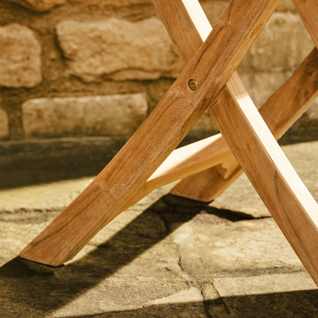 Netherton Folding Bistro Table - Teak, Natural