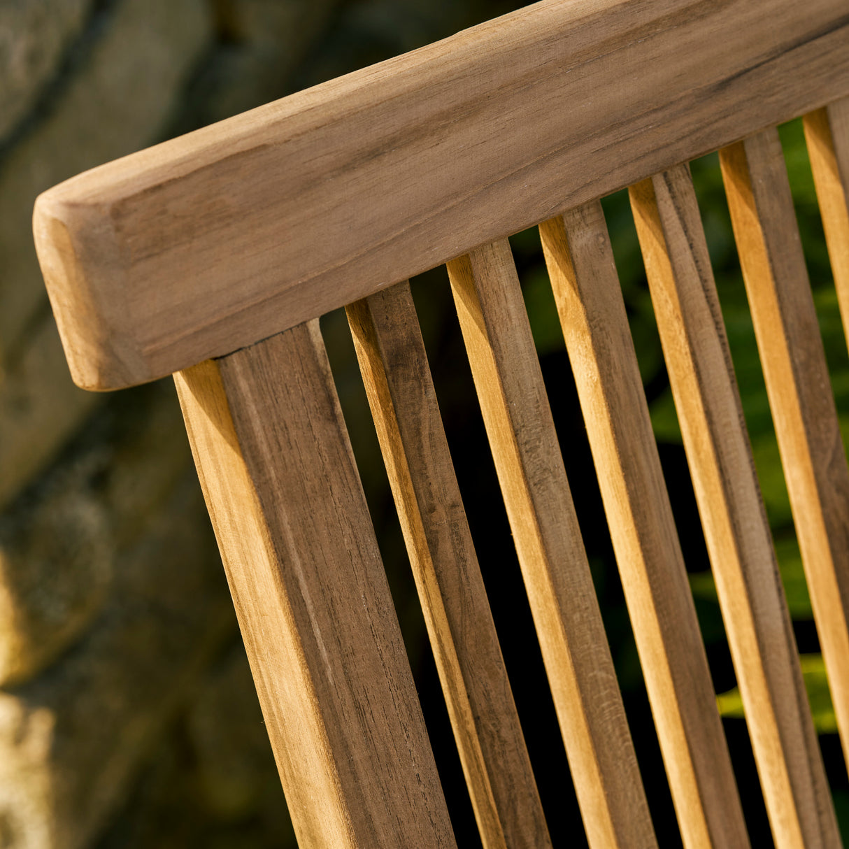 Netherton Folding Chair - Teak, Natural, Set of 2