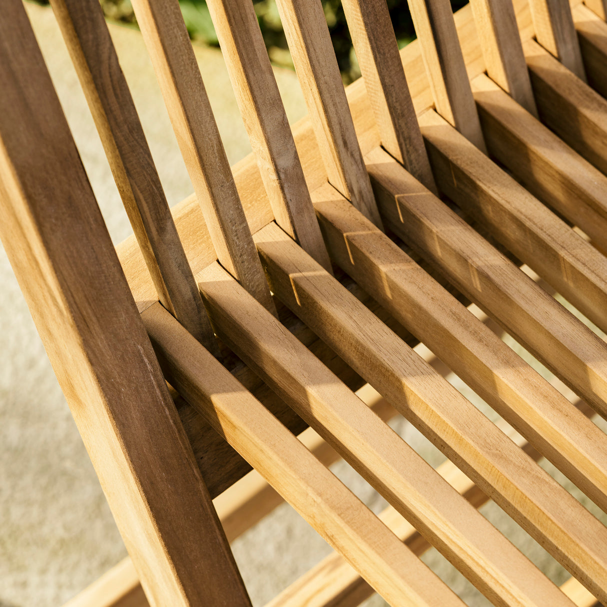 Netherton Folding Chair - Teak, Natural, Set of 2