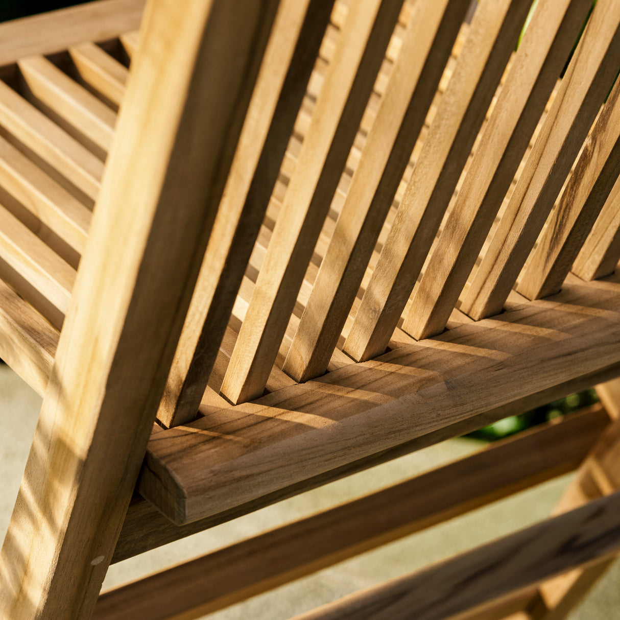 Netherton Folding Chair - Teak, Natural, Set of 2