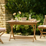 Netherton Folding Table 120cm - Teak, Natural
