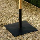Parasol Base 15Kg - Iron, Black