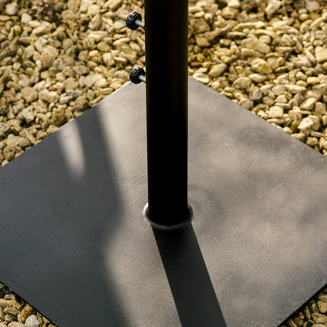 Parasol Base 15Kg - Iron, Black
