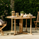 Somerford Folding Dining Table - Teak, Natural