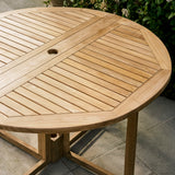 Somerford Folding Dining Table - Teak, Natural