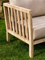 Porthallow Armchairs - Acacia Wood, Natural, Set of 2