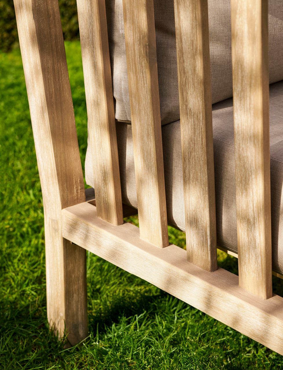 Porthallow Armchairs - Acacia Wood, Natural, Set of 2