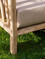 Porthallow Armchairs - Acacia Wood, Natural, Set of 2