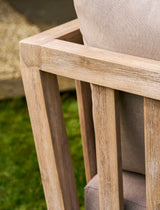 Porthallow Armchairs - Acacia Wood, Natural, Set of 2