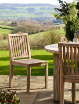 Porthallow Dining Chairs - Acacia Wood, Natural, Set of 2