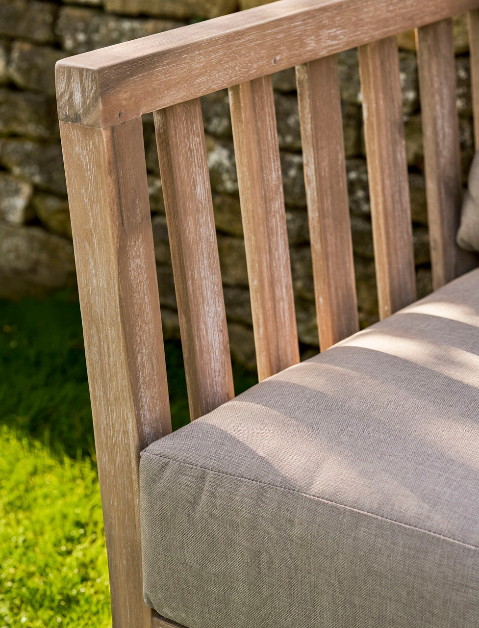 Porthallow 3 Seater Sofa - Acacia Wood, Natural