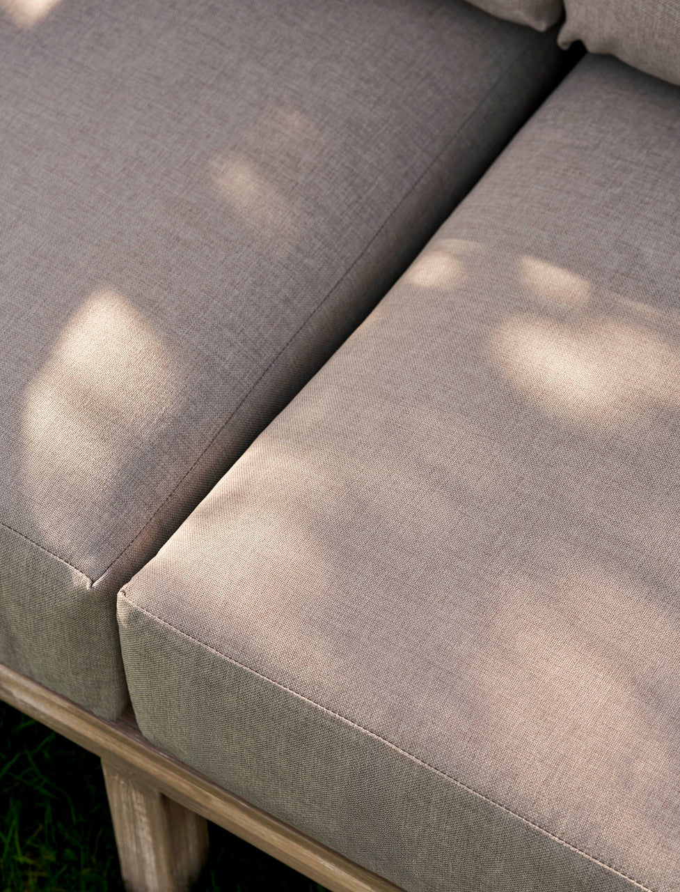 Porthallow 3 Seater Sofa - Acacia Wood, Natural