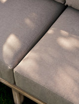 Porthallow 3 Seater Sofa - Acacia Wood, Natural