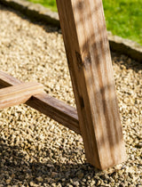 Chilford Dining Table - Acacia Wood & Polystone, Grey, Small